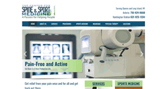 Desktop Screenshot of newyorkspineandsportmedicine.com